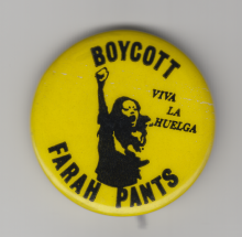 Boycott Farah Pants Button