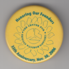 Honoring Our Founders of the Center of Chicano-Boricua Studies Button